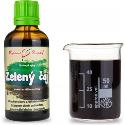 Bylinné kapky tinktura Zelený čaj 50 ml