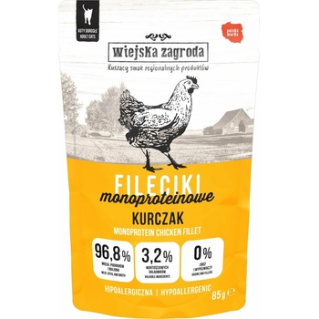 Wiejska Zagroda Kuřecí Monoproteinové Filety 85 g