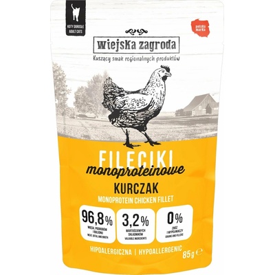 Wiejska Zagroda Kuřecí Monoproteinové Filety 85 g