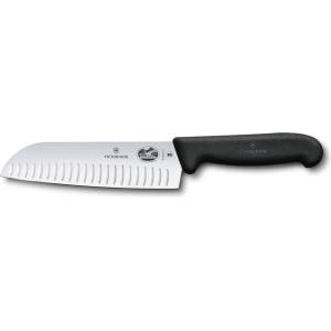 Victorinox Нож сантоку Victorinox Fibrox, 17 см, неръждаема стомана, черен (5.2523.17)