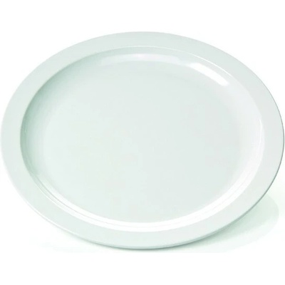 Wasa Talíř, melamin, Ø 27 cm, plochý s úzkým okrajem, bílý