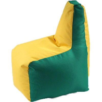 PUFRELAX Пуф, стол за деца 2-8 г. , 120л. Sunlounger Junior - Panama Nature, Водоустойчив, Перящ се калъф, Пълнеж от Полистиролни перли, 8374 (PUF-G-SJ-PEX-NAT)