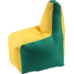 PUFRELAX Пуф, стол за деца 2-8 г. , 120л. Sunlounger Junior - Panama Nature, Водоустойчив, Перящ се калъф, Пълнеж от Полистиролни перли, 8374 (PUF-G-SJ-PEX-NAT) - topmall