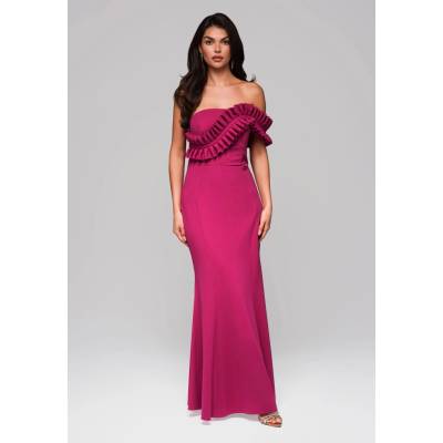 Edoti Evening dress LA-OM-DL fuchsiová