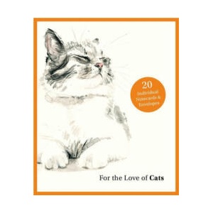For the Love of Cats Notecards /anglais (2022)