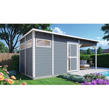 Bertilo Pentus Lounge 3 234 x 558 cm sivý