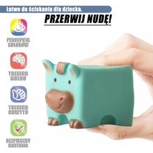 WOOPIE měkké kostky zvířátka 12 ks