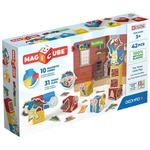 Geomag Магнитни кубчета Geomag - Magicube Story Building Трите прасенца, 42 части (G118) - ozone