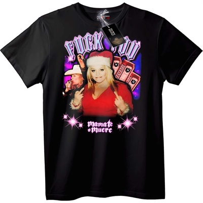 NOONEBRAND Тениска FUCK YOU Mamate или Умри - XS, Black