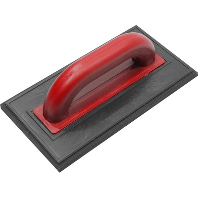 TOPTRADE hladítko ABS, guma tvrdá, 250 x 130 x 8 mm, profi