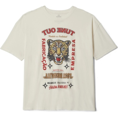 Brixton Дамска тениска Brixton Women's The Getaway Oversized BF Tee T-shirt - Vintage White - размер XS (916-5608-0111)