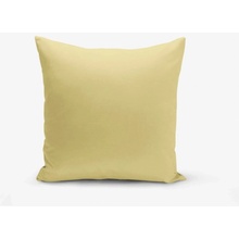 Minimalist Cushion Covers Horčicovožltá Düz 45 x 45 cm
