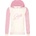 GUESS Двуцветен плътен плюшен суичър за момиче с качулка Guess