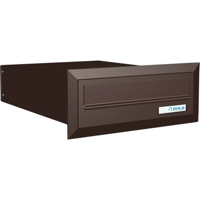 1x poštovní schránka B-03 k zazdění do sloupku + orámování L profilem - RAL 8017 MAT. - HNĚDÁ ČOKOLÁDOVÁ – Hledejceny.cz