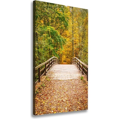 Vertikálny foto obraz canvas Les na jeseň 50x100 cm