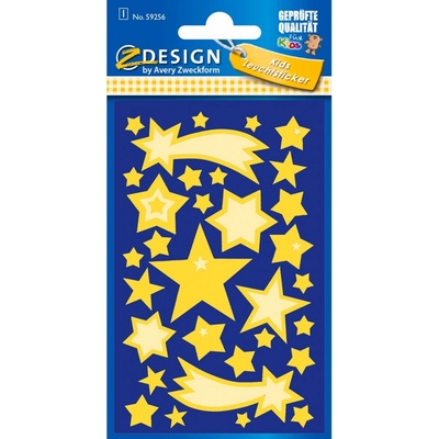Avery Z-Design dětské hvezdičky fosfor