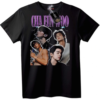 NOONEBRAND Тениска Cha Eun Woo - 4XL, White
