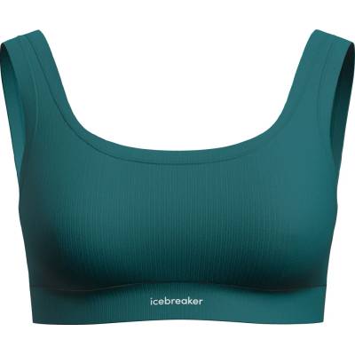 Icebreaker Дамски спортен сутиен Icebreaker Women's Merino Rib Lotus Bra Sports bra - Tidal Teal - размер XS (114-3464-0411)