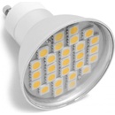 LED žiarovka GU10 3 W teplá biela