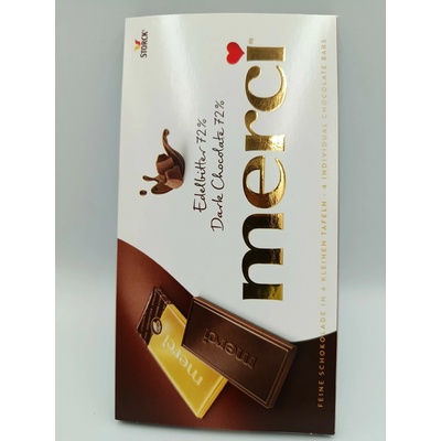 Merci Čokoláda extra horká 72% 100 g