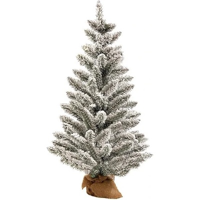 LAALU Vianočný stromček zasnežený DELUXE Viola v kvetináči 90 cm