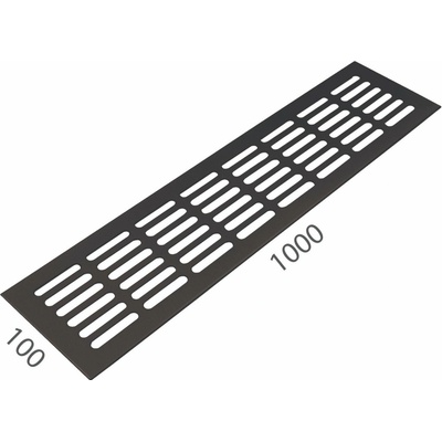 MPkovania SRL ALFA 100 x 1000 mm Zlatý elox