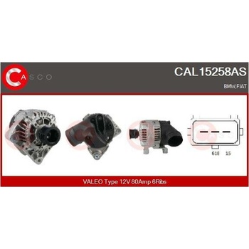 Generátor CASCO CAL15258AS