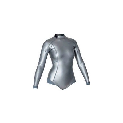 SUBEA Dámsky top FRD 500 glide skin 1,5 mm sivý ŠEDÁ