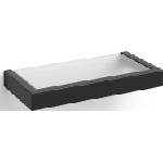 ZACK Рафт за баня Linea 26, 5 см черен (40573)