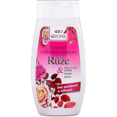 BC Bione vlasový a telový šampón Ruža 260 ml