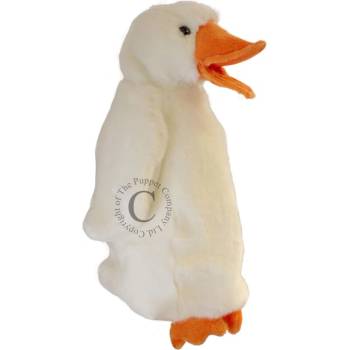 Кукла ръкавица за театър Бяло пате 40 см