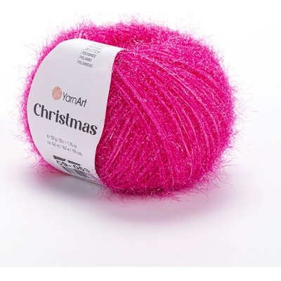 Yarn Art příze Christmas 09 Výrazně růžová