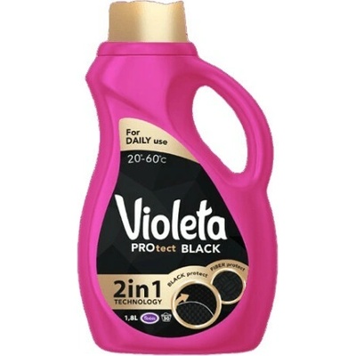 Violeta Tekutý prací prostředek Protect Black 1,8 l