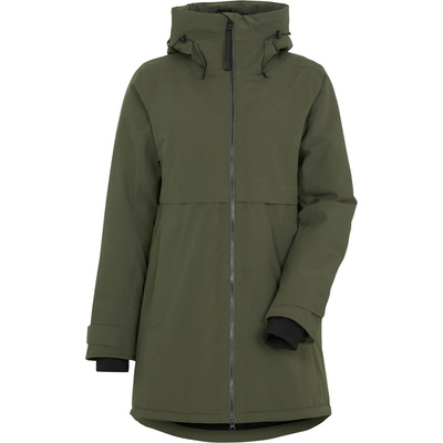 Didriksons Дамско палто Didriksons Women's Helle Parka 6 Coat - Deep Green - размер 36 (EU) (102-5010-0313)