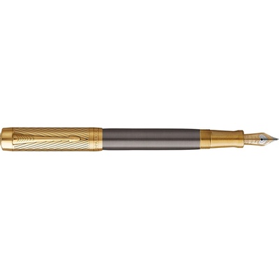 Parker 1502/8131035 Royal Duofold PST Arrow GT plnicí pero Centennial F zlatý hrot 18 karátů
