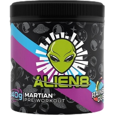 Alien8 Martian Pre-Workout | with Guarana & Nootropics [240 грама] Rainbow Dust