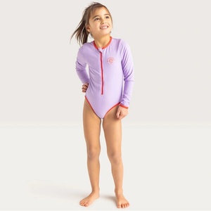 Swim Essentials Детски цял бански с UPF50+ защита и дълги ръкави - "Purple (SWE-2023SE1180)