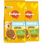PEDIGREE Junior с пилешко и зеленчуци 2 x 12 кг