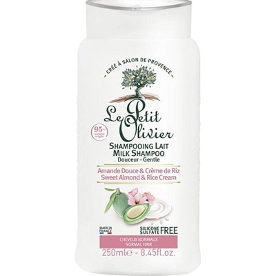 Le Petit Olivier Sweet Almond & Rice Cream šampón pre normálne vlasy 250 ml
