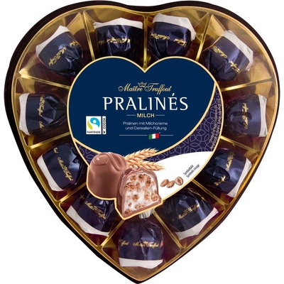 Maitre Truffout Mléčné čokoládové srdce 165 g