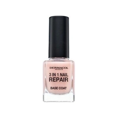 Dermacol 3in1 Nail Repair Base Coat zpevňující lak na nehty 11 ml