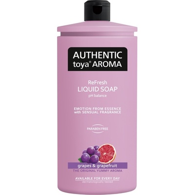 Authentic Toya Aróma Grapes & Grapefruit tekuté mydlo náhradná náplň 600 ml