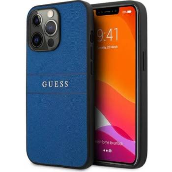 GUESS GUHCP13LPSASBBL iPhone 13 Pro 6, 1" blue Saffiano Strap (GUHCP13LPSASBBL)