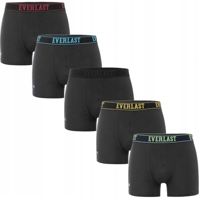 Everlast Комплект от пет - мъжки боксерки Everlast черни Everlast | Cheren | МЪЖЕ | XL