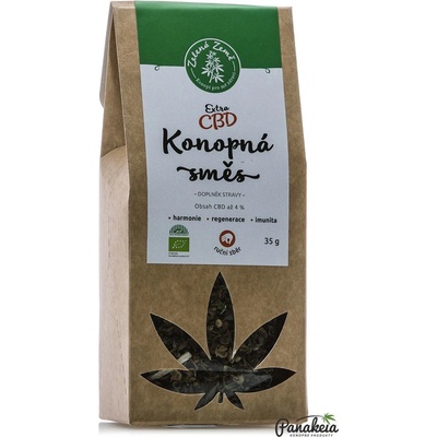 Zelená Země Extra CBD Konopná zmes 35 g