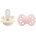 BIBS Залъгалки Bibs - Infinity, Ivory-Blossom, силиконови, 6-18 м, 2 броя (275114)