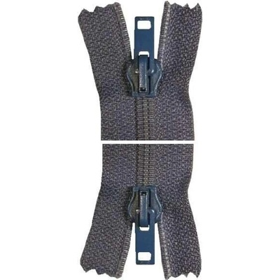 Spirálový zip, nedělitelný - 73cm - modrá - WICO - BALENÍ 10 ks