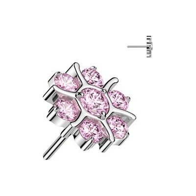 Šperky4U ozdoba k PUSH IN piercingu TITAN - TIT1390-P