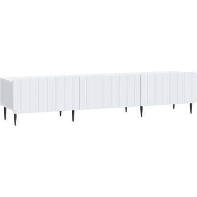 vidaXL ТВ шкаф с чекмедже Бяло 147 x 34, 5 x 32 см Инженерна дървесина (894475)