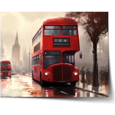 Sablio Plagát Londýn Double-decker 1 - 60x40 cm